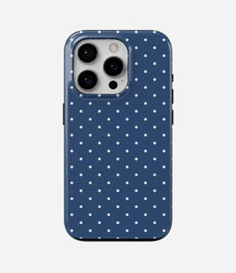 Dot Navy Glossy Armoured Case