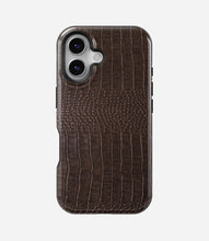 Load image into Gallery viewer, Cocoa Crocodile Glossy Armoured Case
