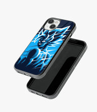 Load image into Gallery viewer, Goku Blue Moon Glass Phone Case
