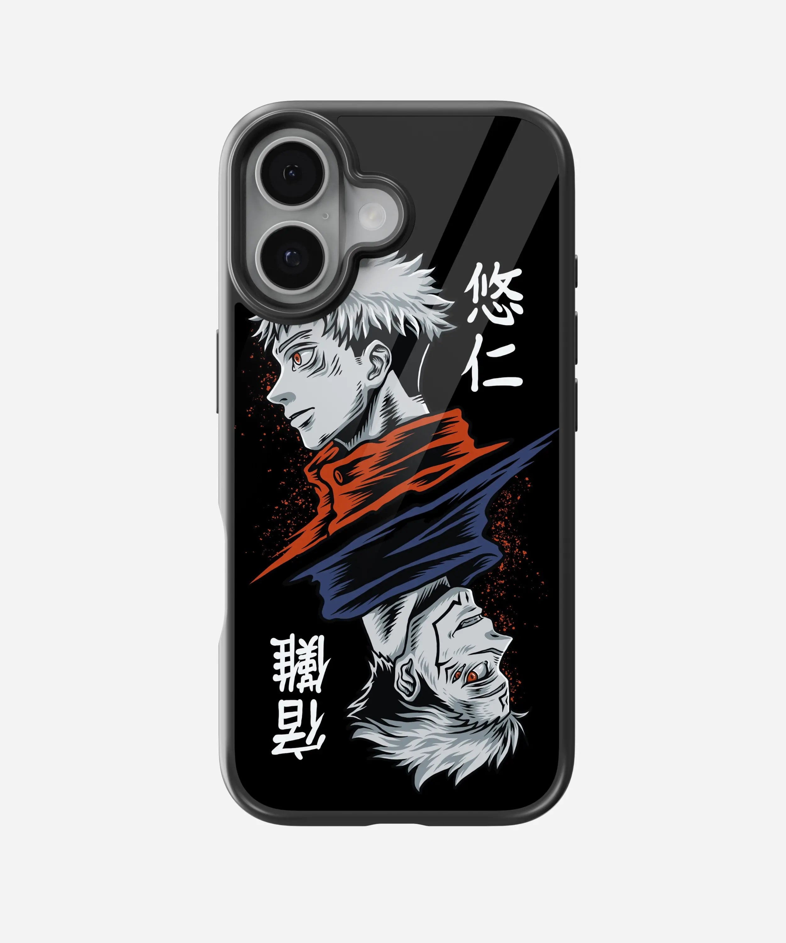 Upside Down Anime Glass Phone Case