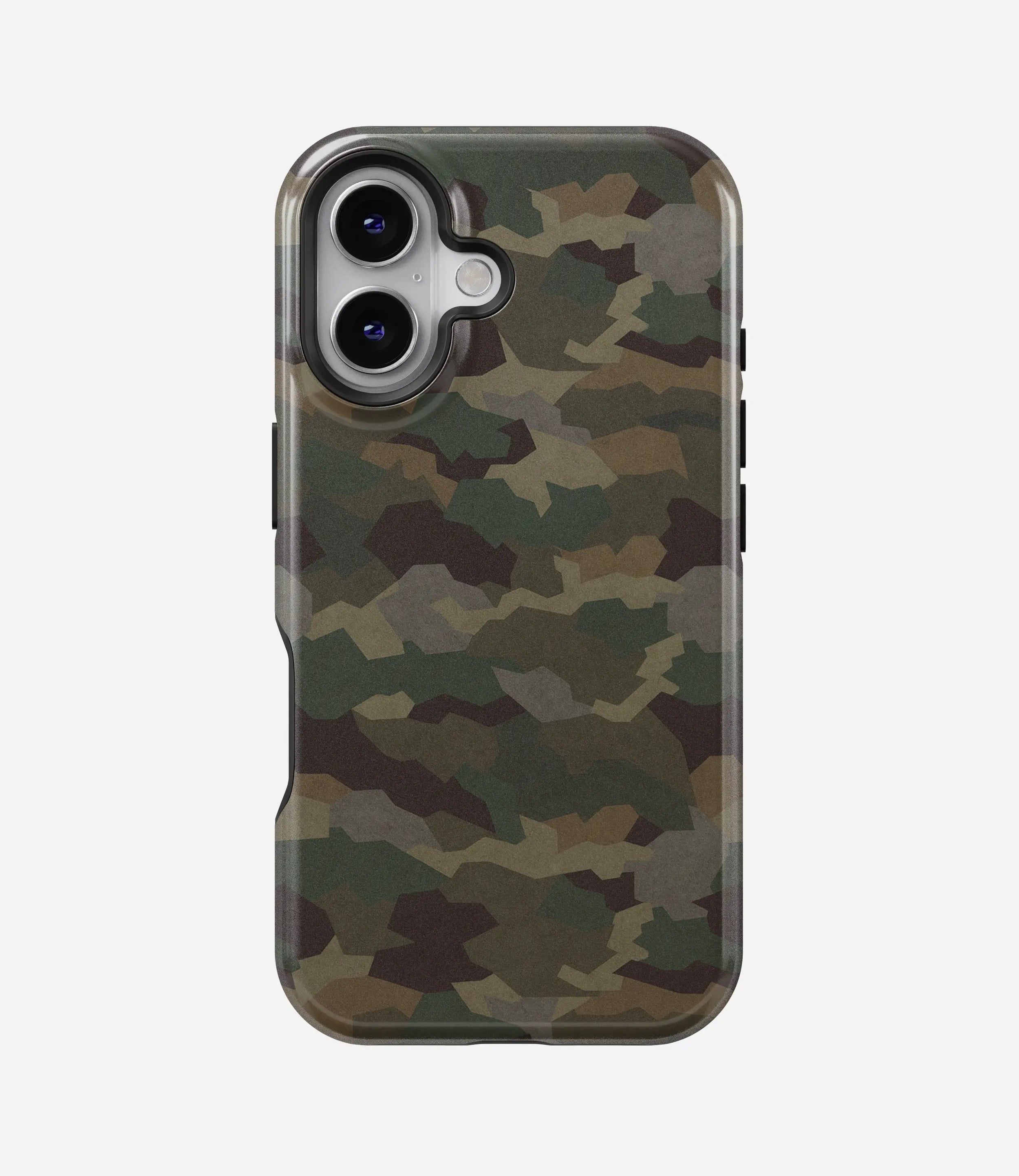 Classic Woodland Camo Glossy Armoured Case