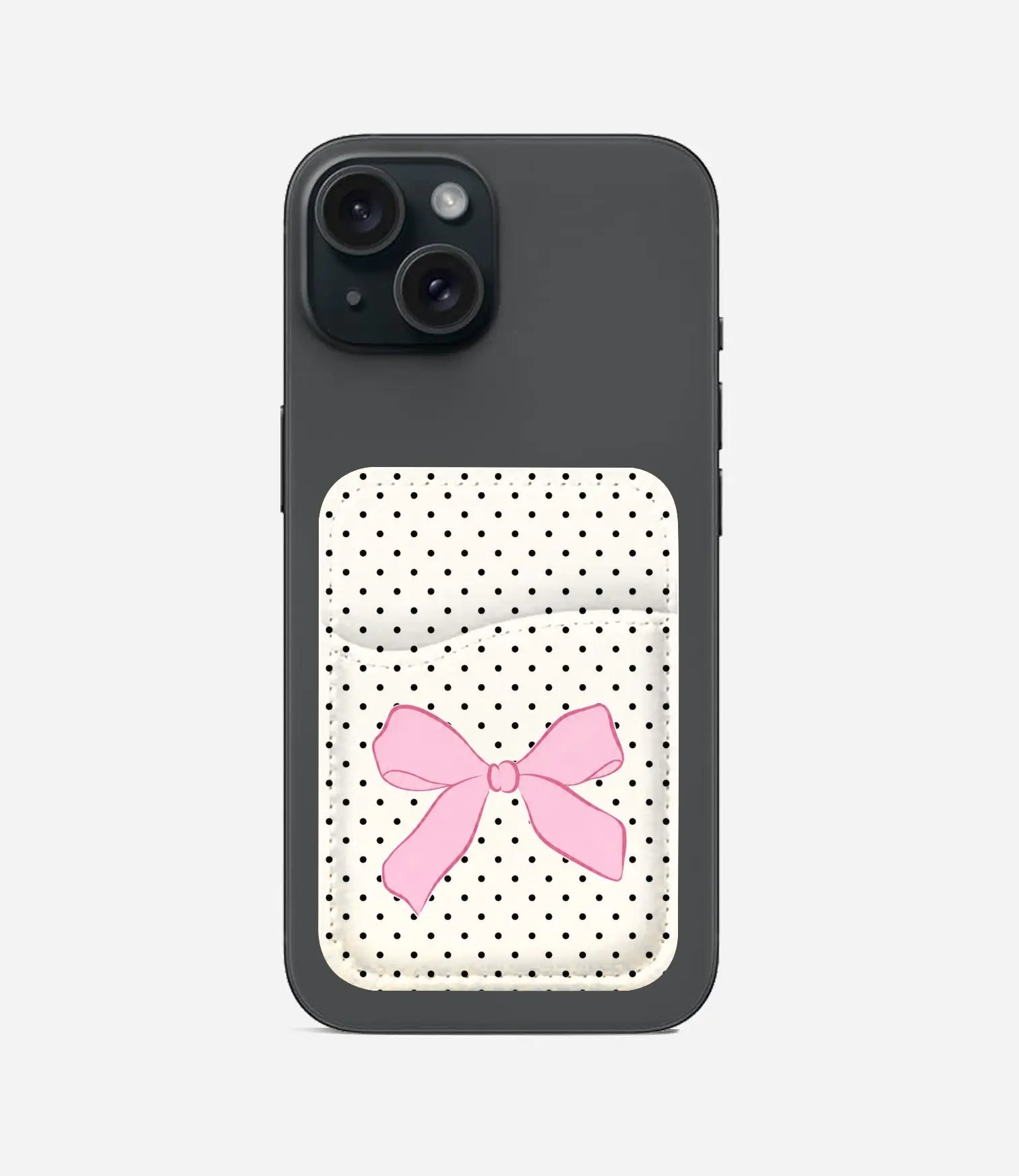 Pretty Polka Bow Phone Wallet