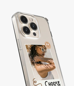 Choose Yourself Aesthetic Polaroid Silicone Case