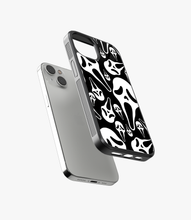 Load image into Gallery viewer, Ghost Face Glass Phone Case
