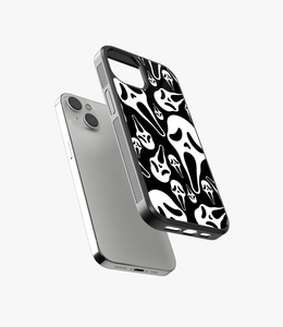 Ghost Face Glass Phone Case