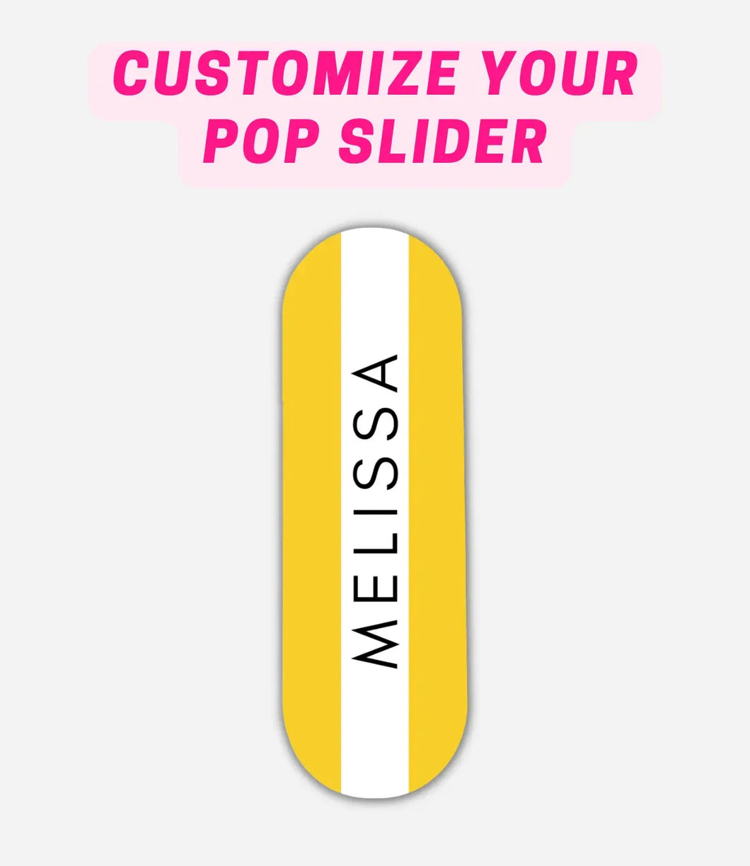 Customize Your Pop Slider