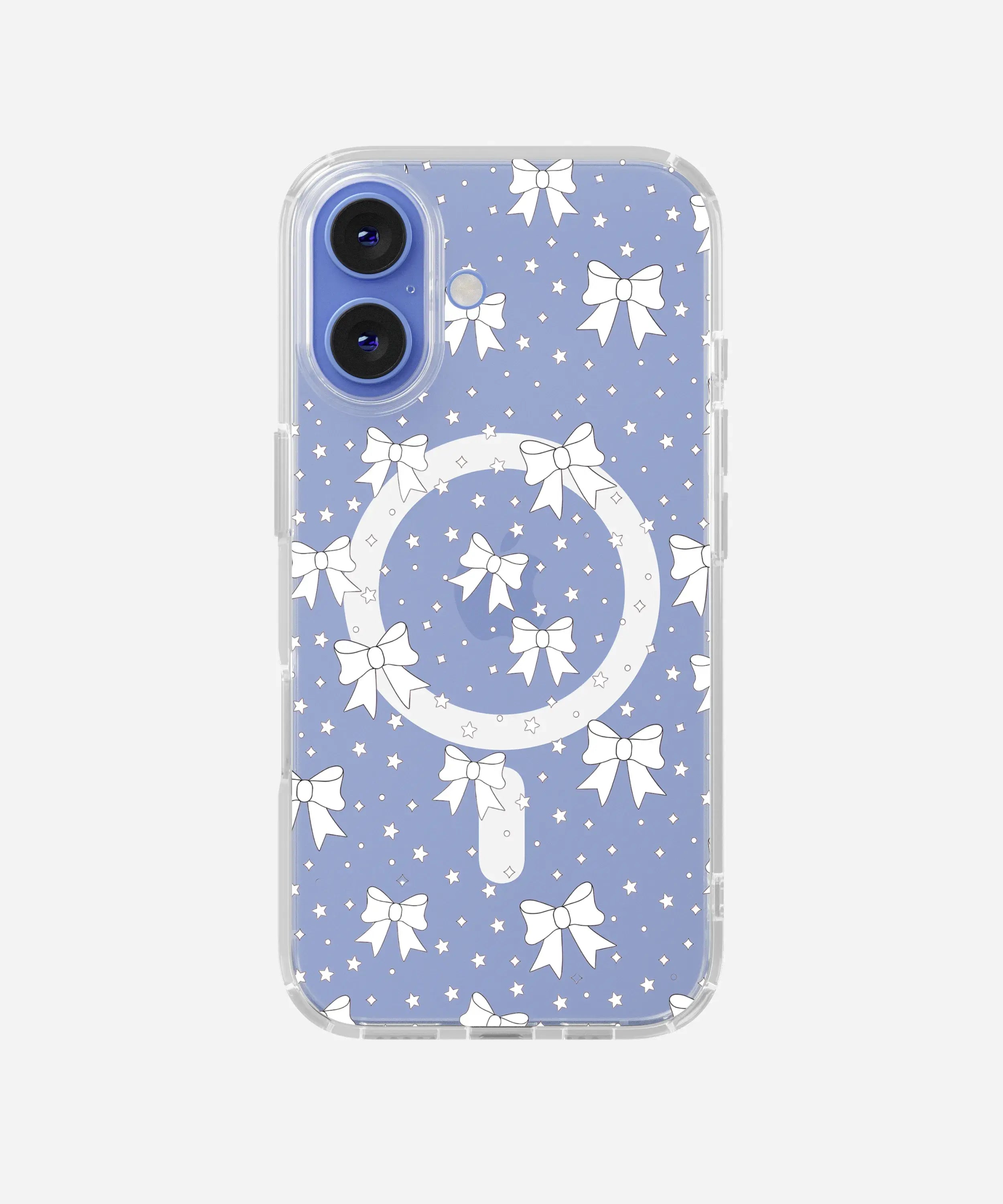 Twinkle Bow Clear Magsafe Clear Phone Case