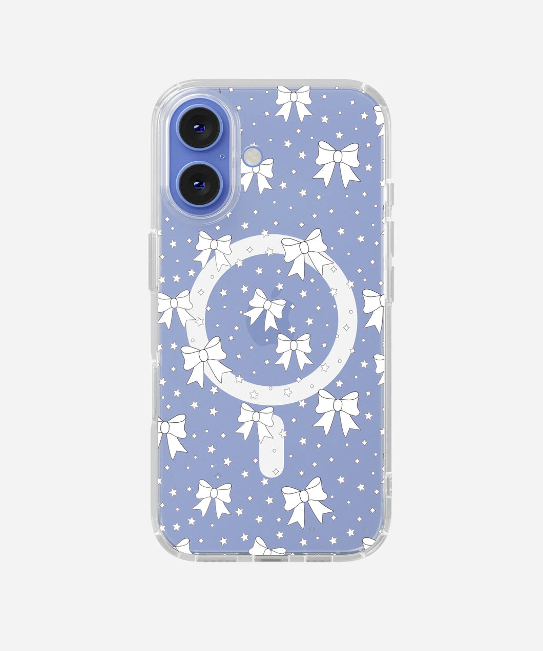 Twinkle Bow Clear Magsafe Clear Phone Case