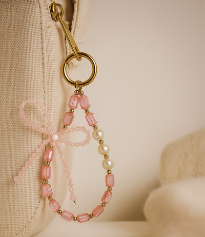 Rose Ribbons Phone Charm