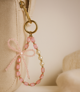 Rose Ribbons Phone Charm
