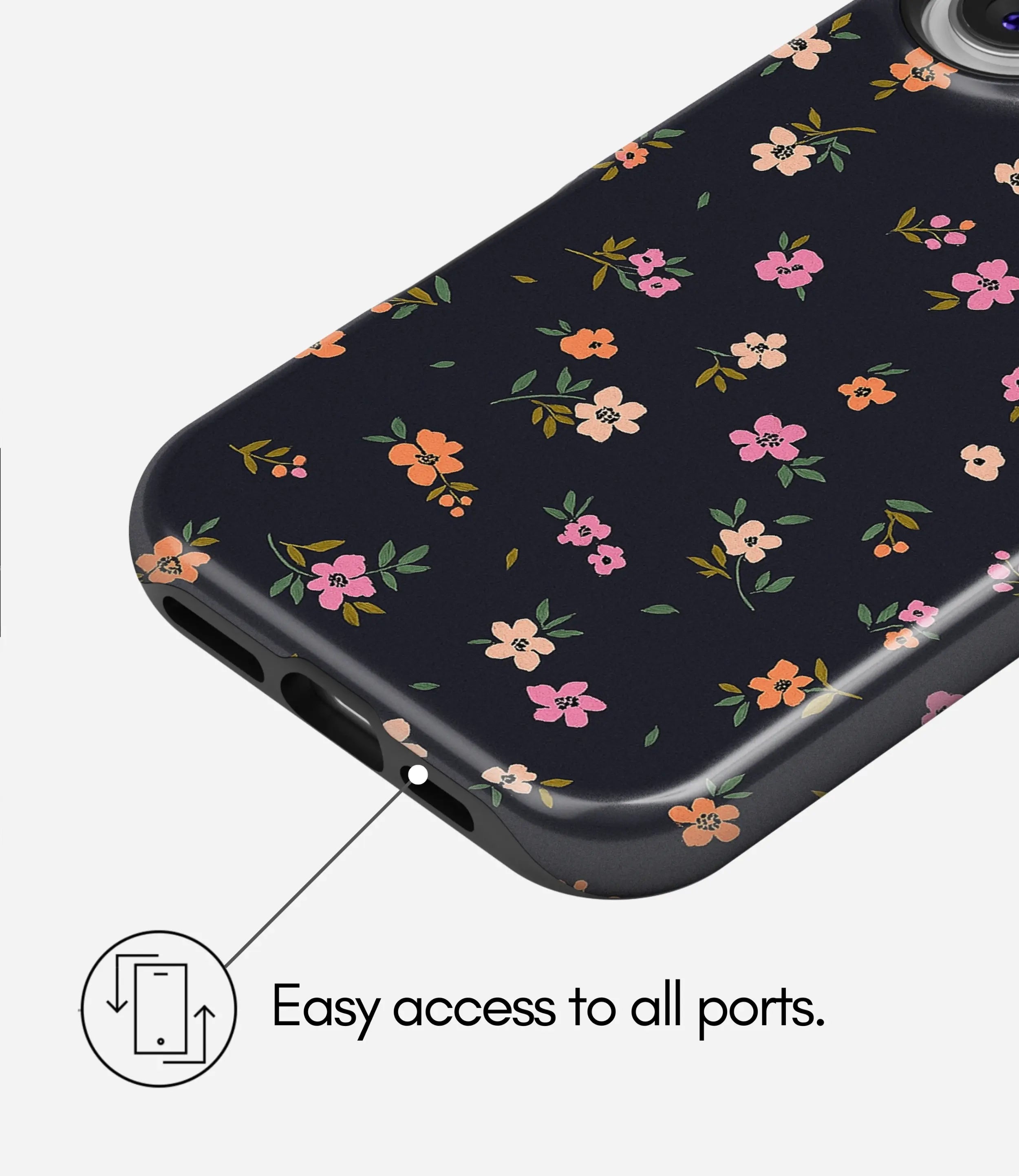 Midnight Meadow Glossy Armoured Case