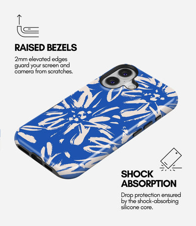 Electric Bloom Glossy Armoured Case