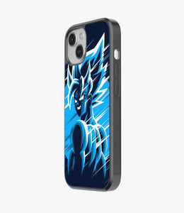 Goku Blue Moon Glass Phone Case