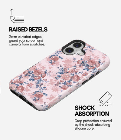 Rosewood Bloom Glossy Armoured Case