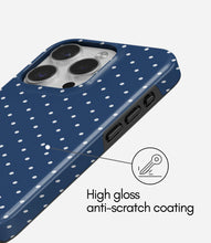Load image into Gallery viewer, Dot Navy Glossy Armoured Case
