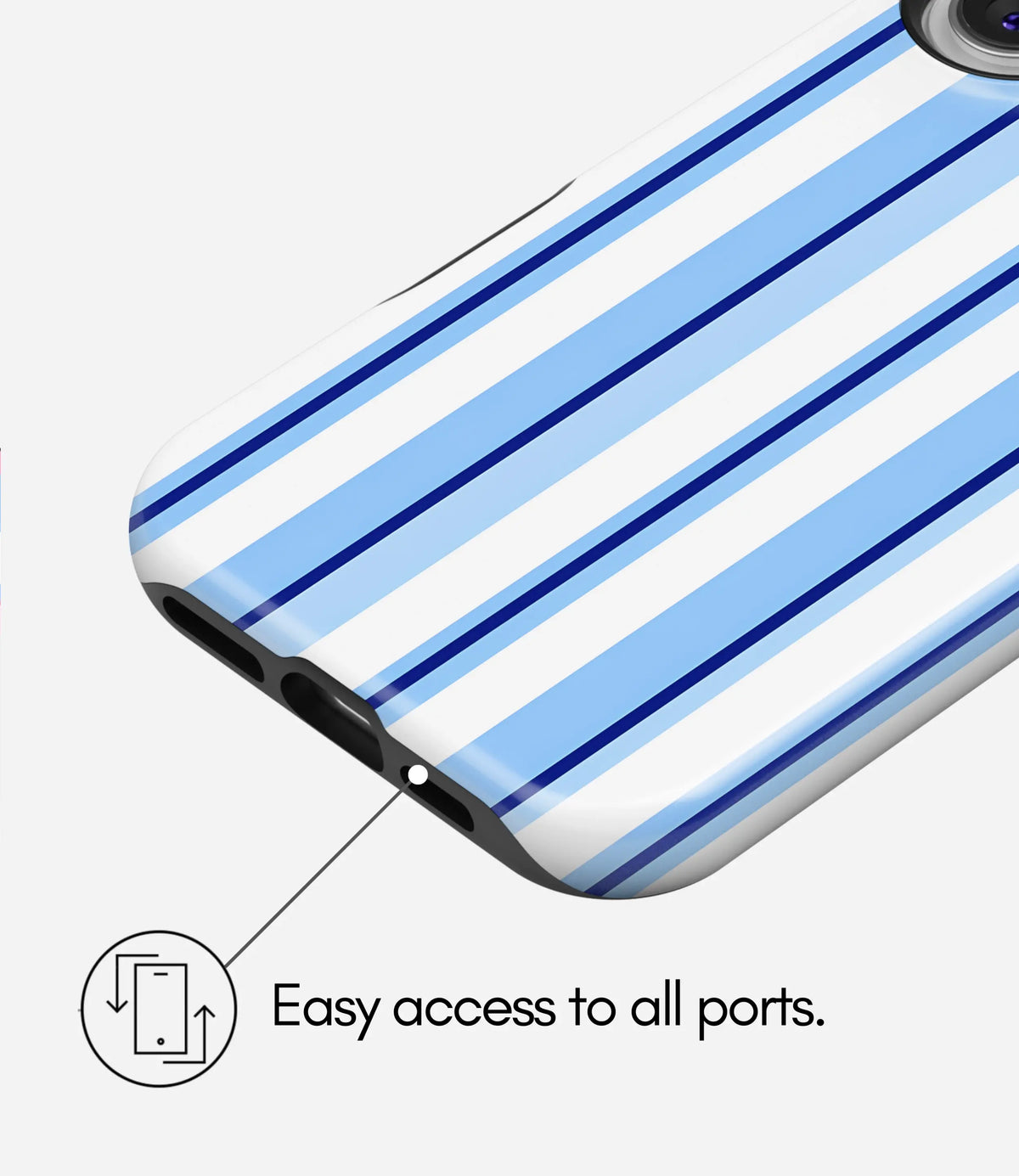 Sunday Blues Glossy Armoured Case