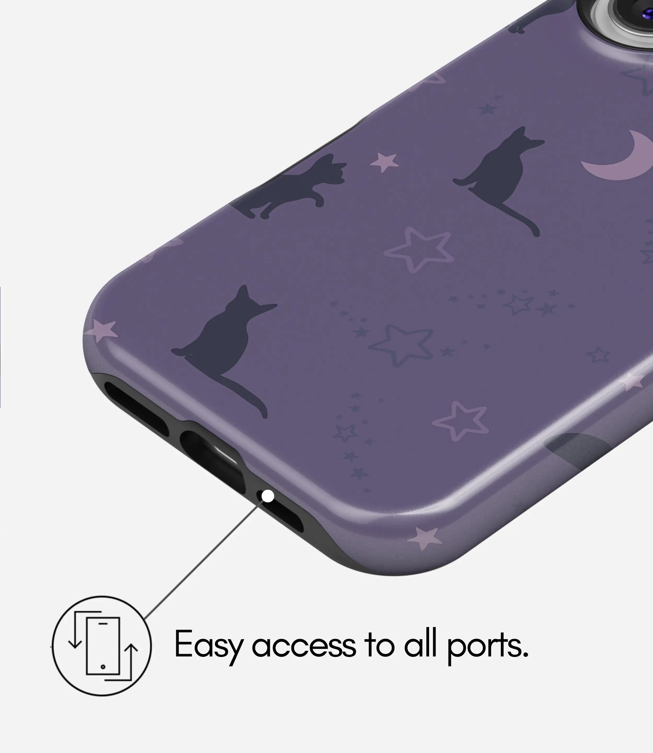 Cosmic Cats Glossy Armoured Case