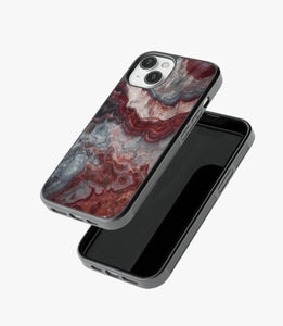 Ruby Marble Glass Case