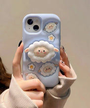 Load image into Gallery viewer, Fluffy Sheep Soft Silicone Phone Case
