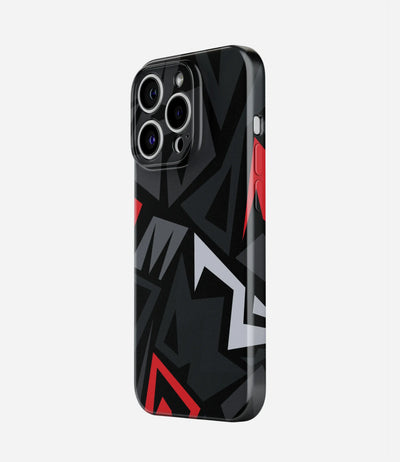 Horizon Hexagons Pattern Glossy Hard Case