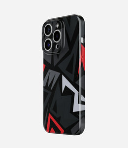 Horizon Hexagons Pattern Glossy Hard Case