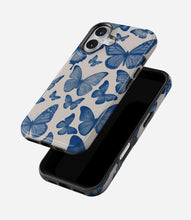 Load image into Gallery viewer, Indigo Flutter Glossy Armoured Case

