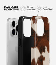 Load image into Gallery viewer, Rustic Moo Glossy Armoured Case

