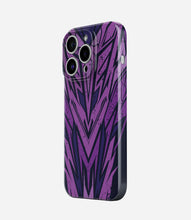 Load image into Gallery viewer, Purple Geometric Pattern Glossy Hard Case
