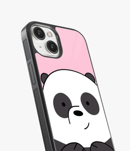 Panda Face Glass Case