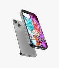 Load image into Gallery viewer, Goku Fan Art Glass Phone Case

