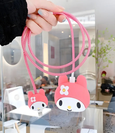Kawaii Cartoon Charger Case & Cable Protector (18W/20W)