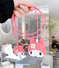 Load image into Gallery viewer, Kawaii Cartoon Charger Case &amp; Cable Protector (18W/20W)
