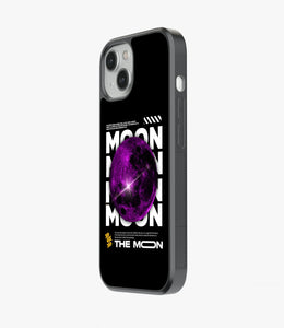 Purple Moon Glass Case