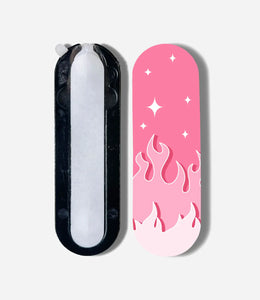 Y2K Fireburst Pink Flame Pop Slider