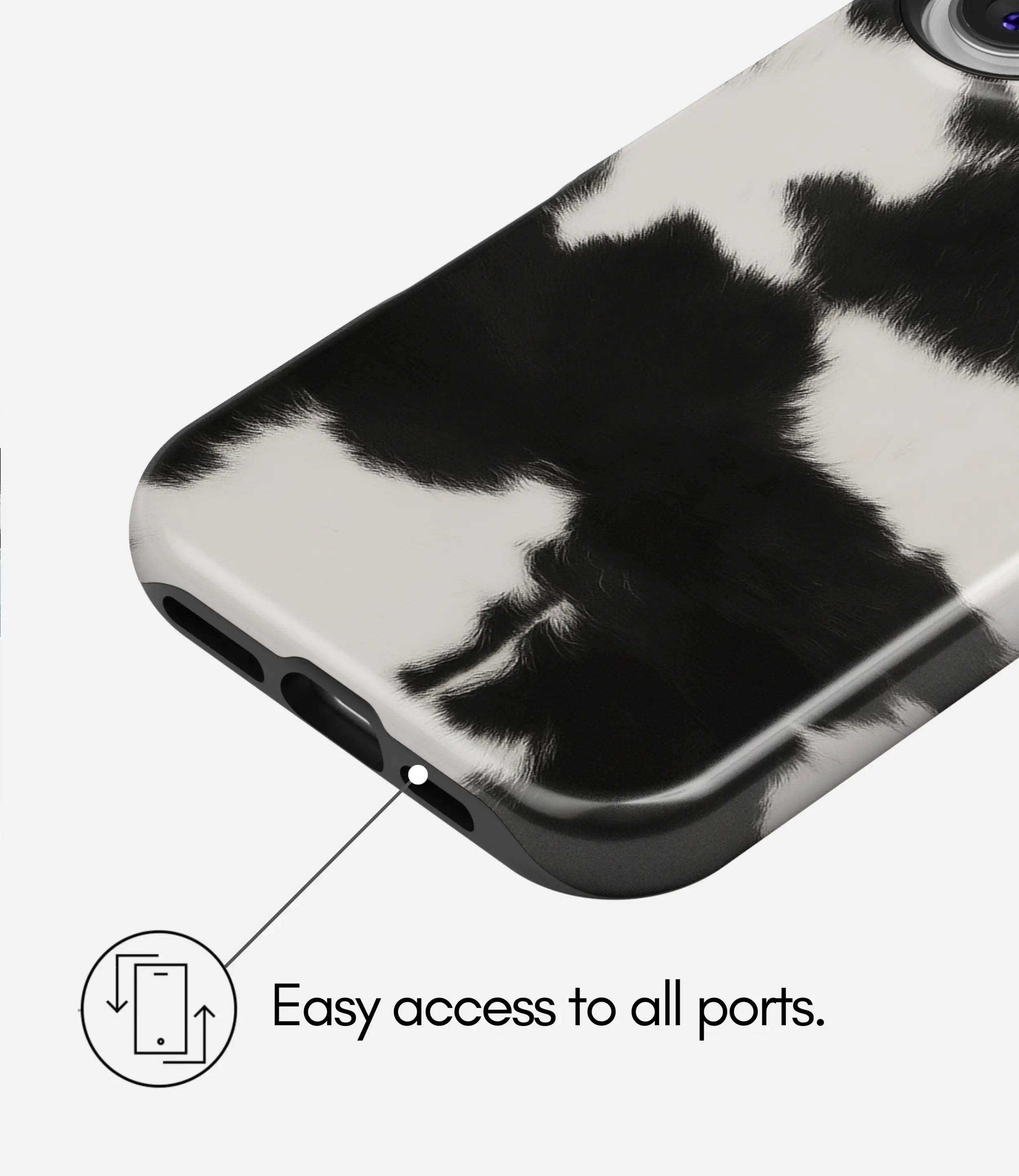 Moody Moo Glossy Armoured Case