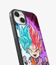 Load image into Gallery viewer, Goku Fan Art Glass Phone Case
