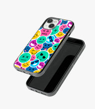 Load image into Gallery viewer, Colorful Smile Emoticons Glass Case
