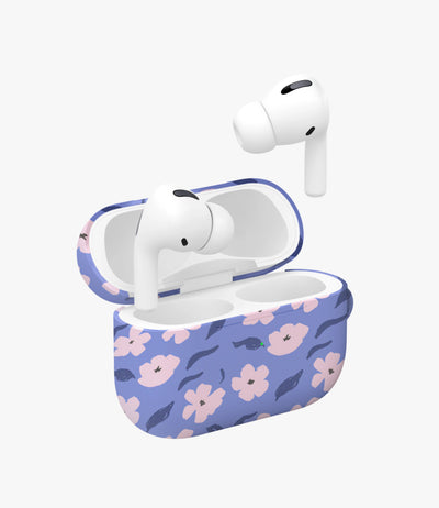 Violet Bloom Glossy Airpod Case