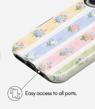 Load image into Gallery viewer, Pastel Bouquet Stripes Glossy Armoured Case
