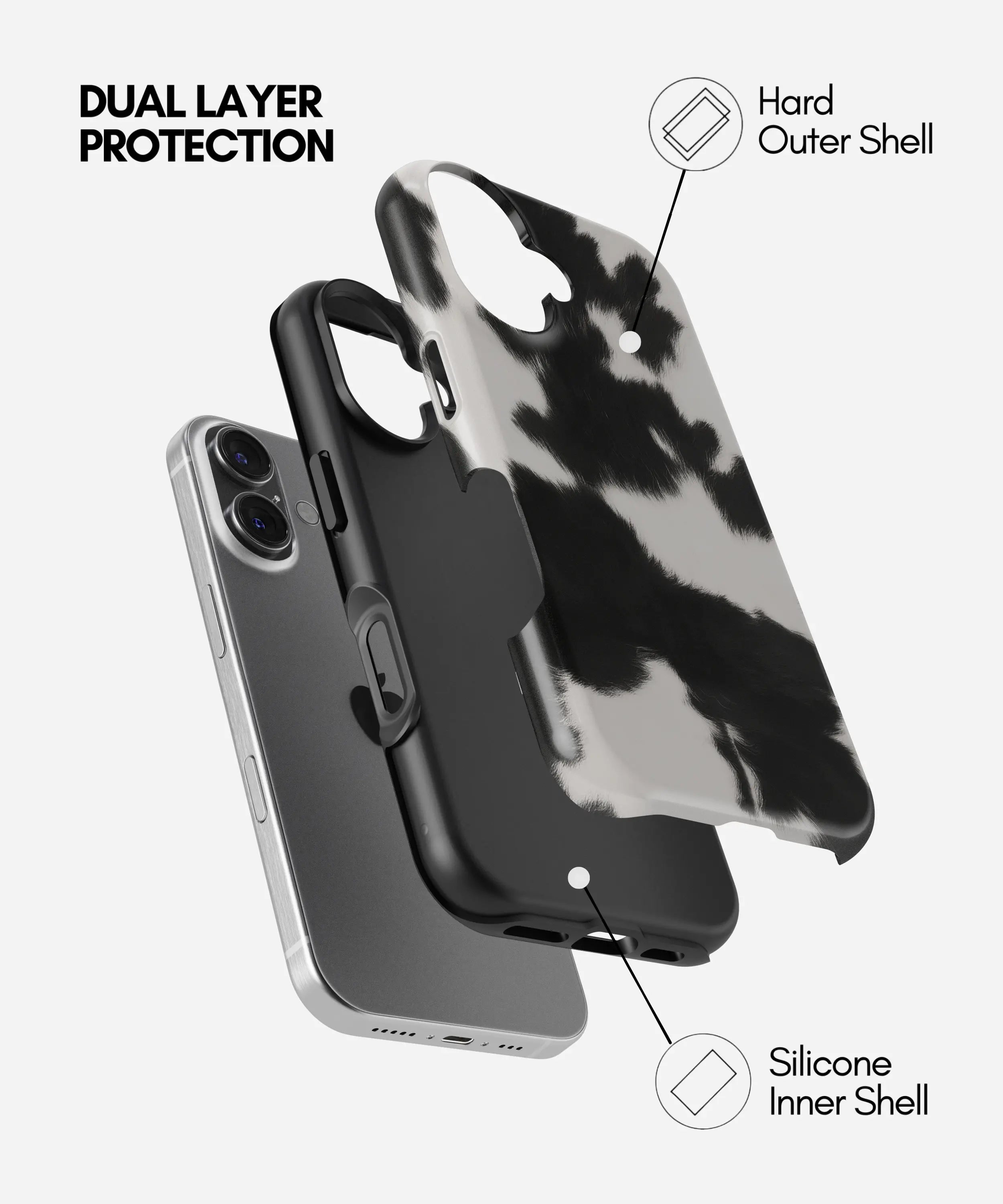 Moody Moo Glossy Armoured Case