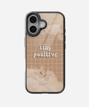 Load image into Gallery viewer, Stay Positive Aesthetic Glass Phone Case

