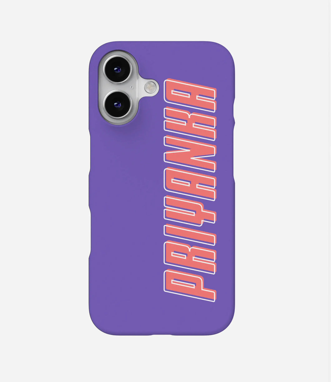 Customizable Vertical Name Phone Case