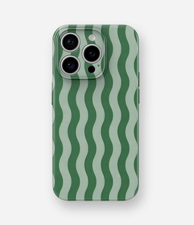 Matcha Wave Glossy Hard Case