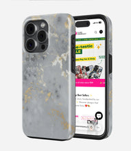 Load image into Gallery viewer, Frosted Gold Vein Glossy Armoured Case
