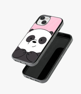 Panda Face Glass Case