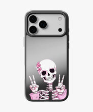 Load image into Gallery viewer, Peace &amp; Bones Luxe Mirror Phone Case
