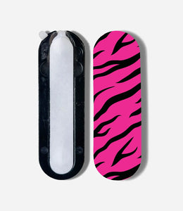 Zebra Pink/Black Pop Slider