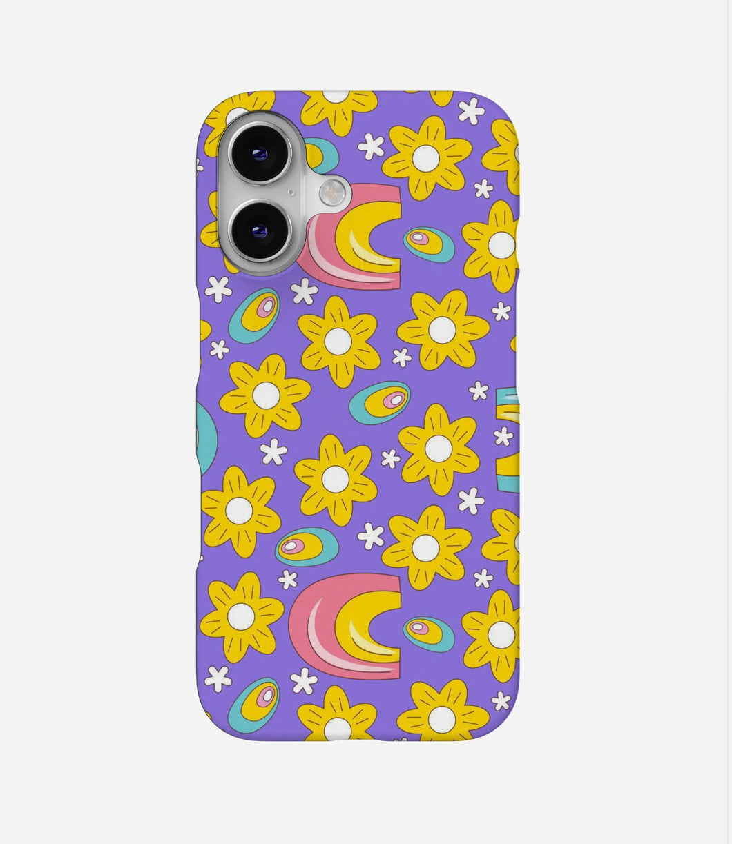 Retro 70s Yellow Floral Case