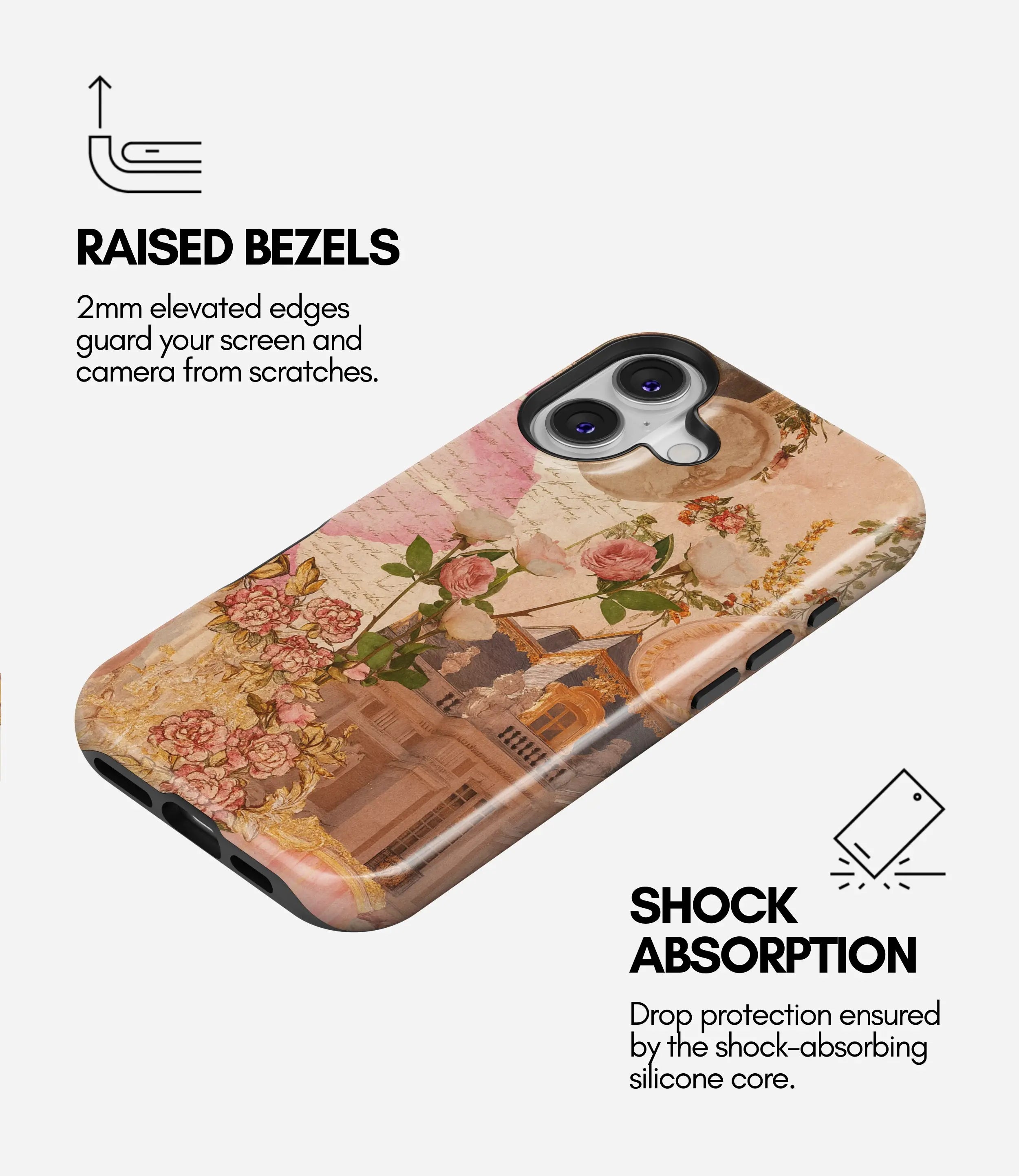 Roses & Royalty Glossy Armoured Case