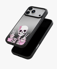 Load image into Gallery viewer, Peace &amp; Bones Luxe Mirror Phone Case
